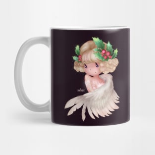 Christmas Holly Berry Angel Mug